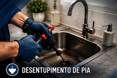 Desentupimento de Pia SP 24h